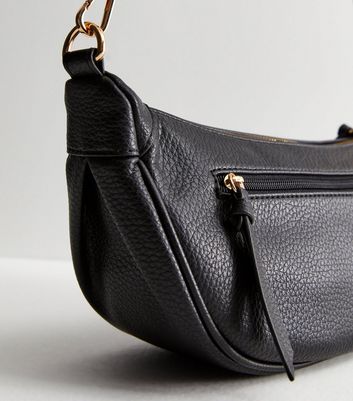 Crossbody black leather best sale