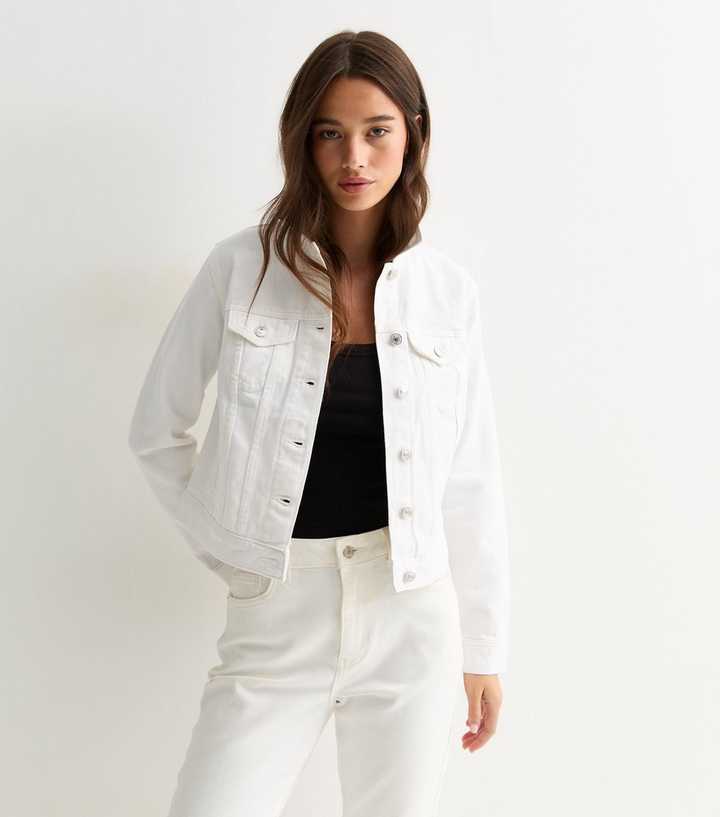 White Denim Jacket