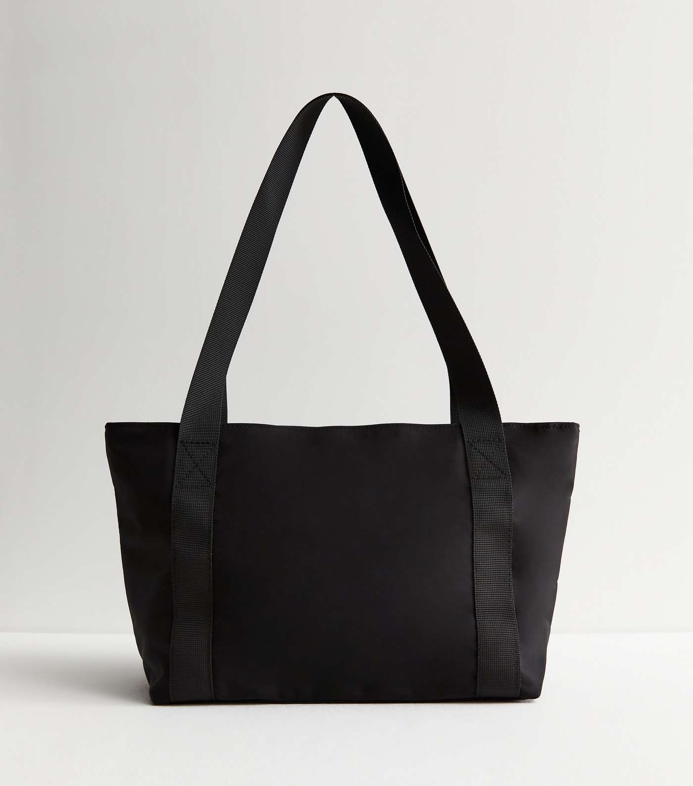 Black Pocket Front Tote Bag Image 3