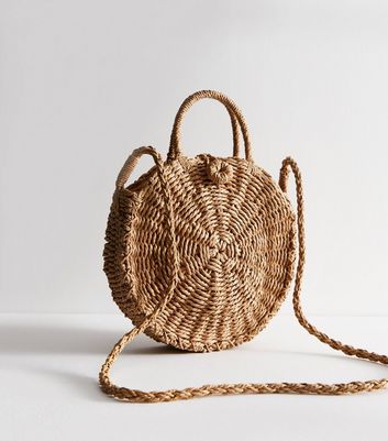 Circle woven bag best sale