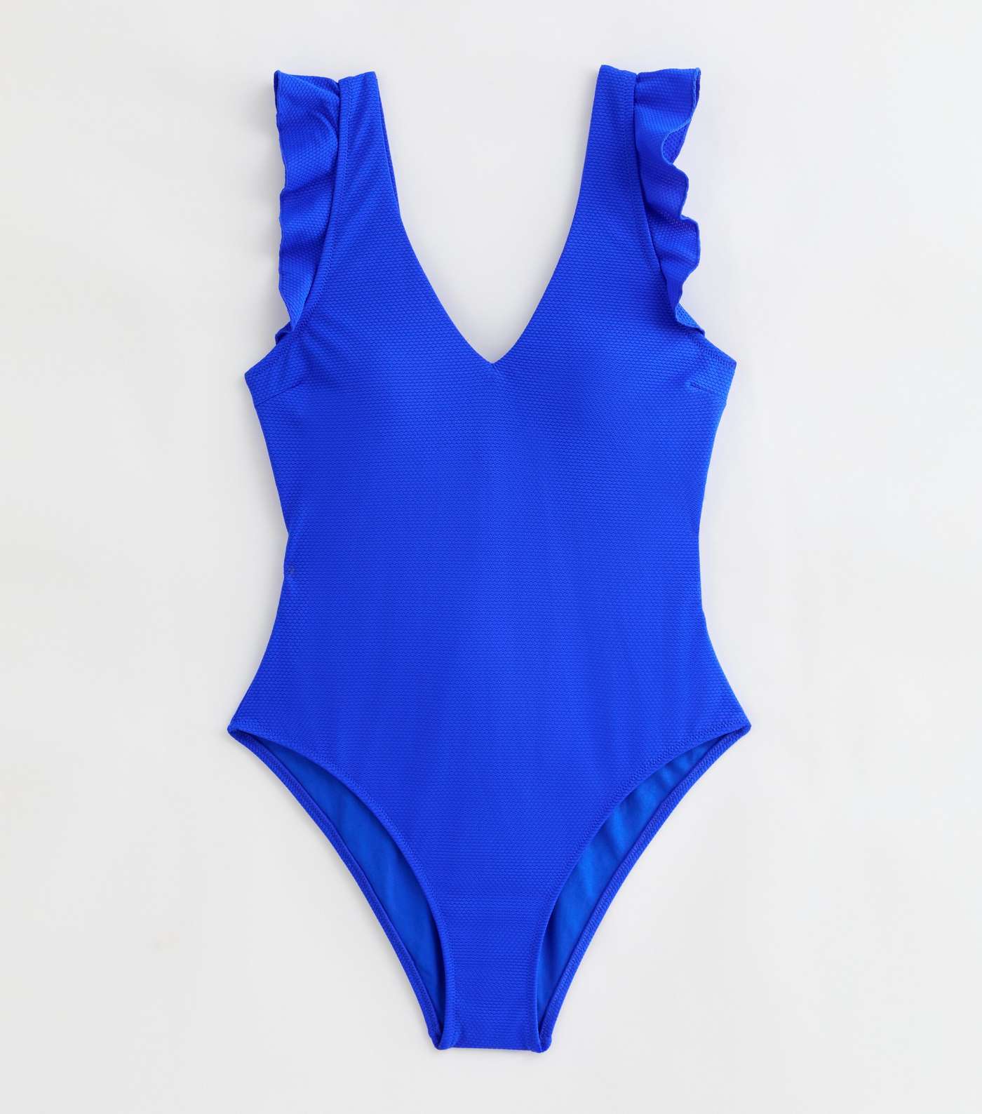 Blue Frill Swimsuit Image 5