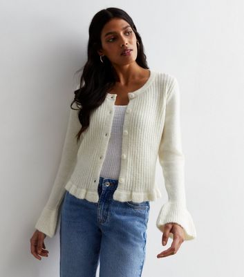 Frill cardigan best sale