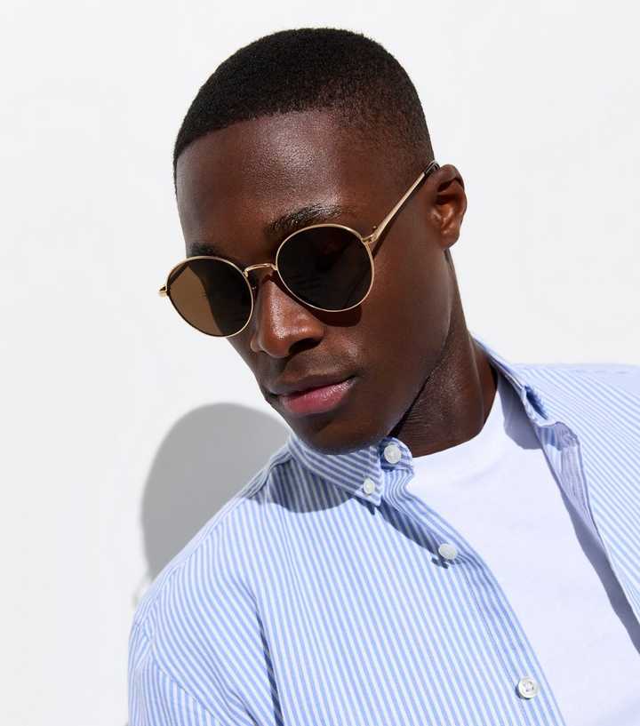 Sunglasses Trends New Mens Sunglasses Stylish Designer Black Gold Square  Pilot Sunglasses For Men Women