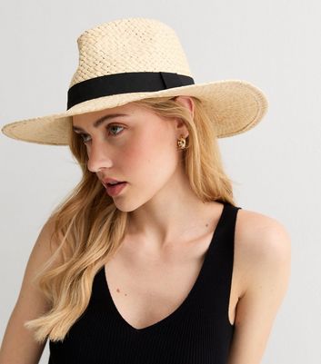 Oversized fedora beach store hat