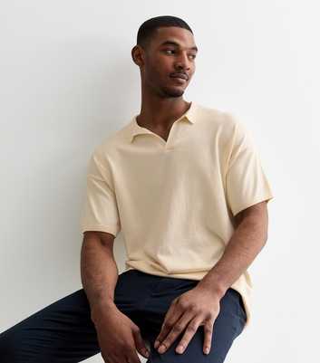 Off White Relaxed Fit Polo Shirt