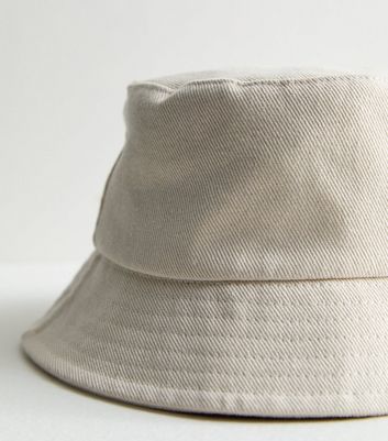 Cream Bucket Hat New Look