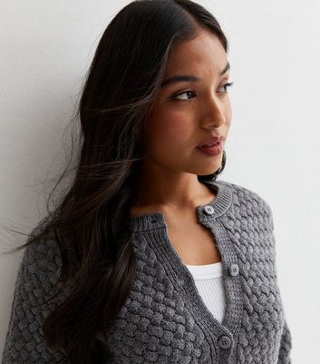 Dark grey sale cardigan sweater