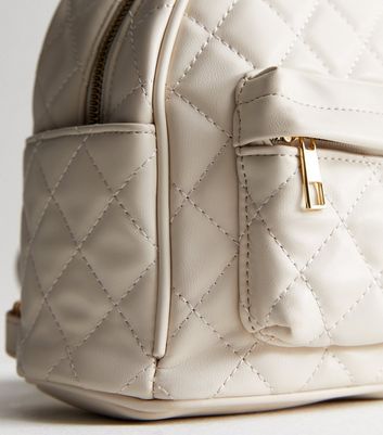 Cream cheap mini backpack