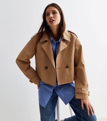 Cropped hotsell camel jacket