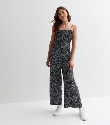 Black and white jumpsuit girls on sale