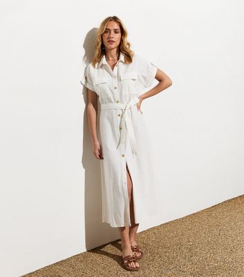 White Shirt Dresses New Look