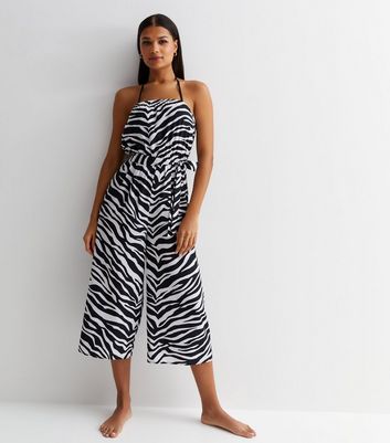 New look zebra jumpsuit on sale