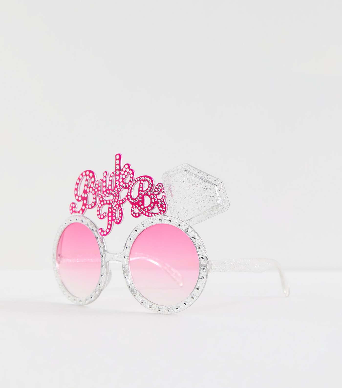 Clear Glitter Bride to Be Sunglasses Image 2