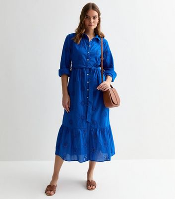 Blue dress new look hotsell