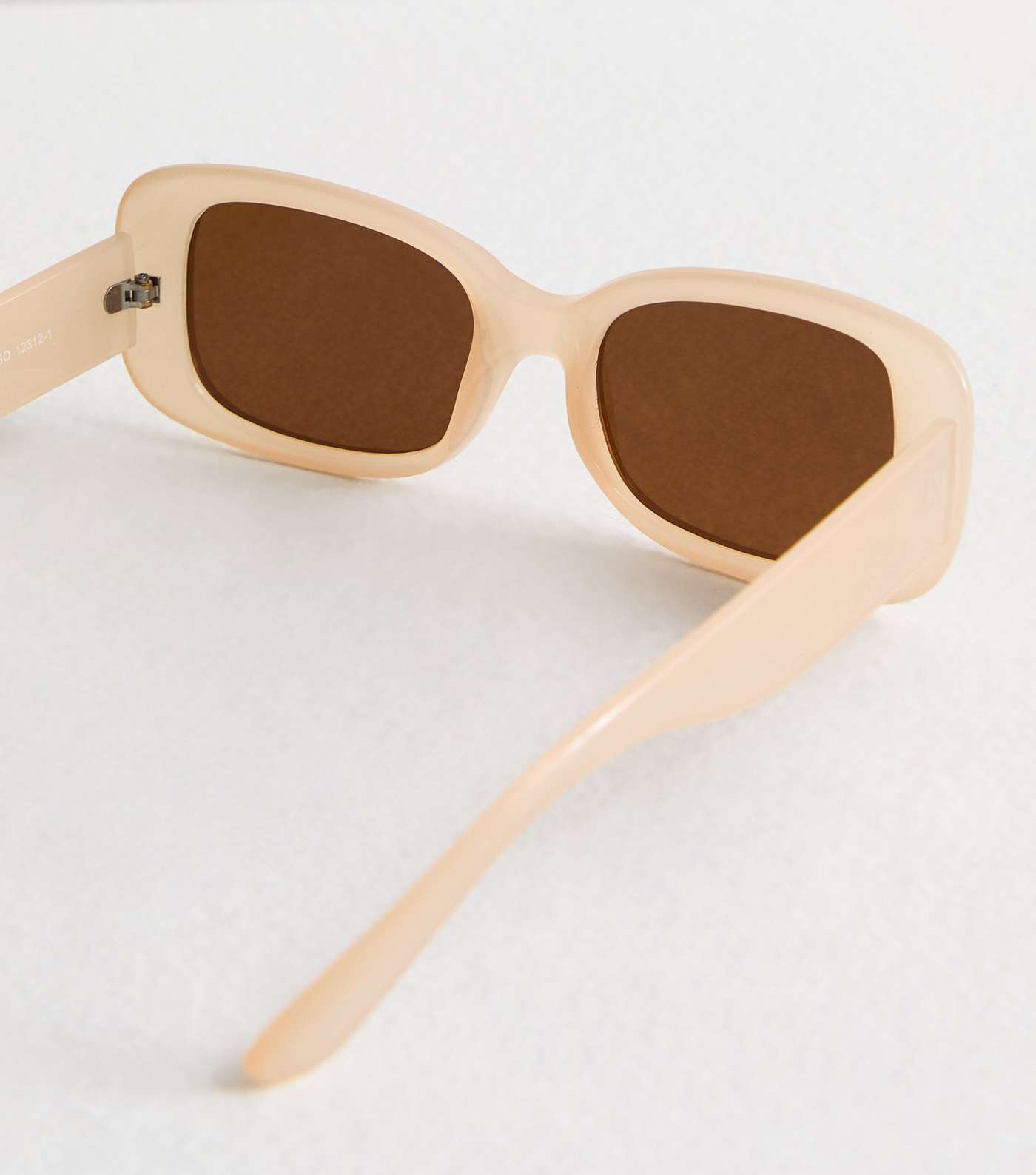 Mink Rectangle Frame Sunglasses Image 4