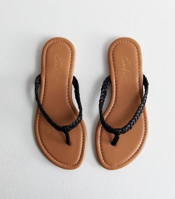 Leather thong sale flip flops