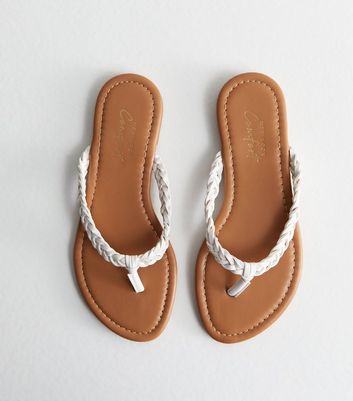 Leather toe hot sale thong sandals