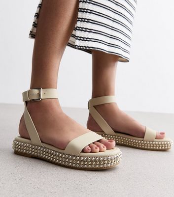 Studded deals flatform sandals