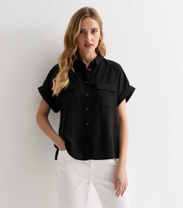 Black Short Sleeve Shirt