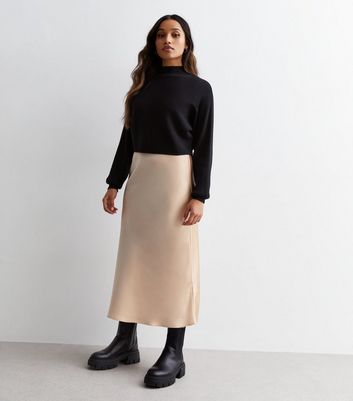 A line clearance midi skirt petite