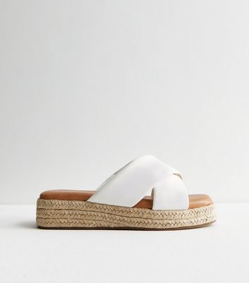 Flatform deals espadrille slides