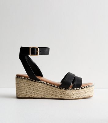 New look black on sale sandals wide fit