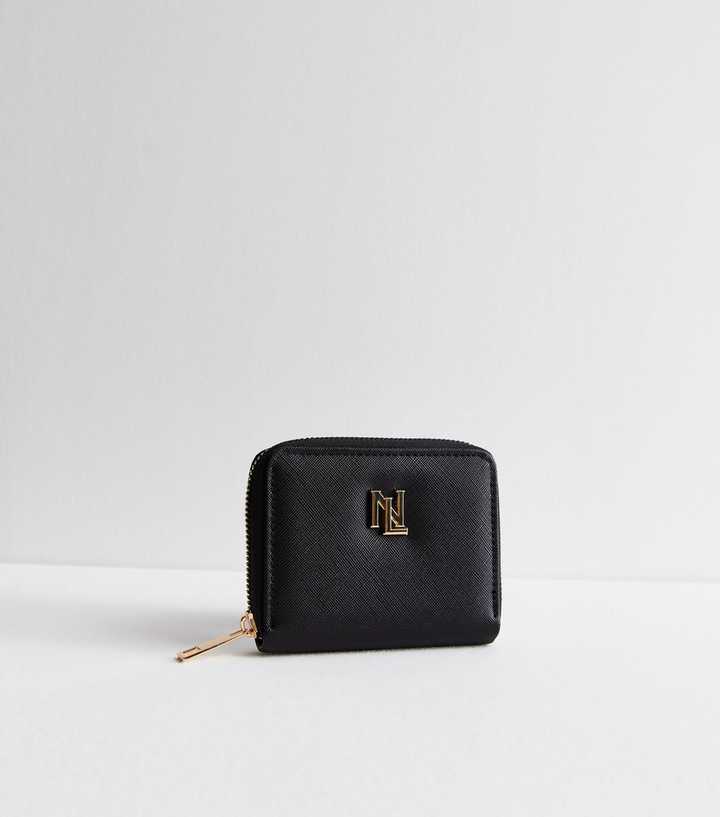 Black NL Zip Around Purse