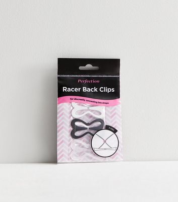 3 Pack Perfection Racer Back Clips | New Look