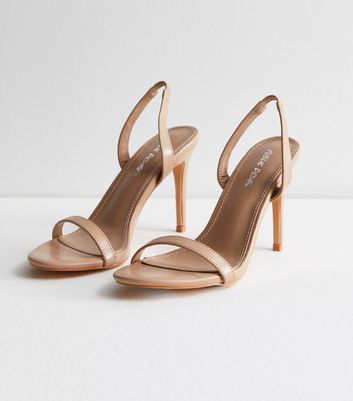 New look nude online sandals