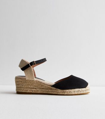 Black low sale espadrilles