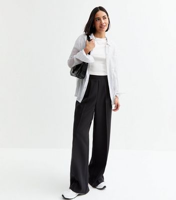 Black casual trousers clearance womens