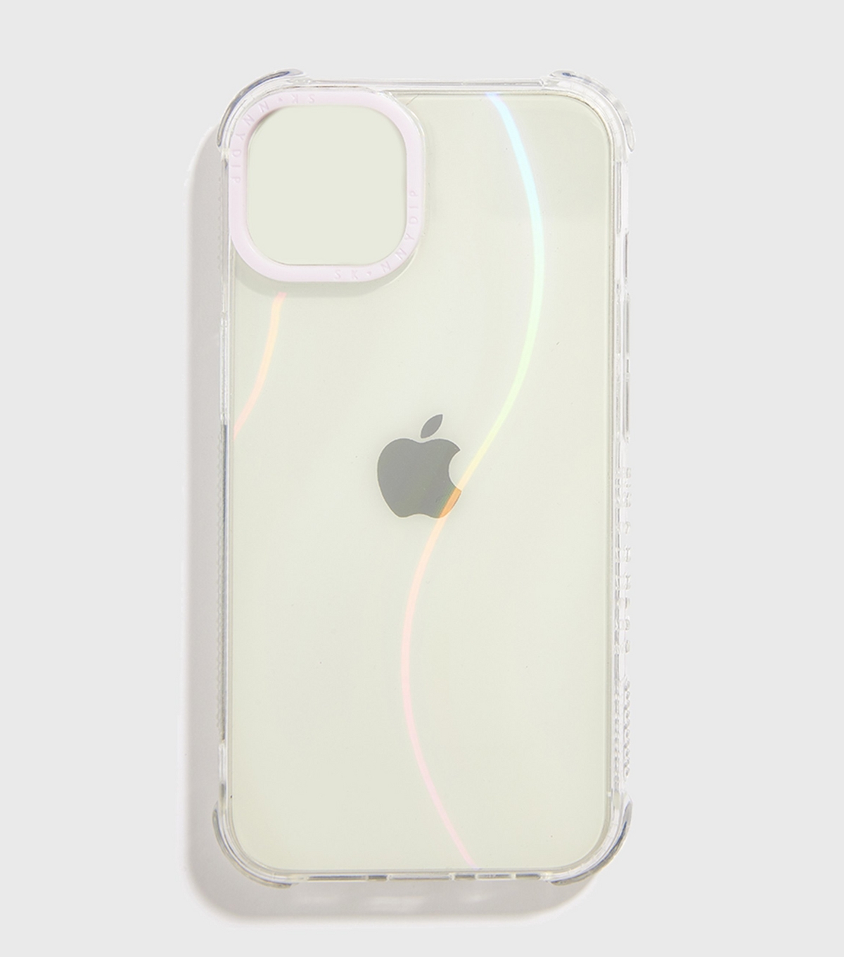 Holographic Wave Shock iPhone Case Skinnydip New Look