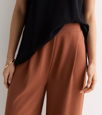 PS Paul Smith Women's Tapered-Fit Rust Corduroy Trousers | King's Cross
