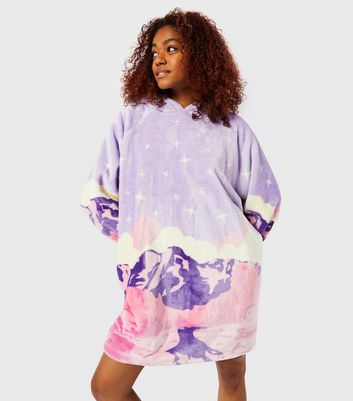Landscape print hoodie best sale