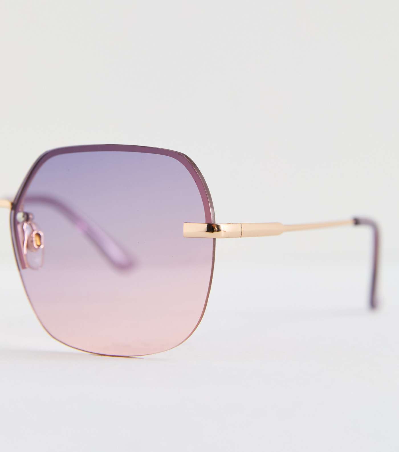 Pink Tinted Gradient Sunglasses Image 3