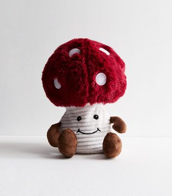 Red Mushroom Microwavable Hottie New Look
