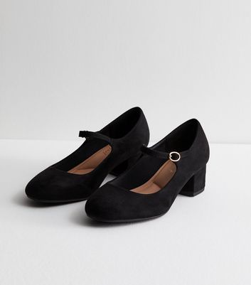 Mary jane pumps with chunky clearance heel