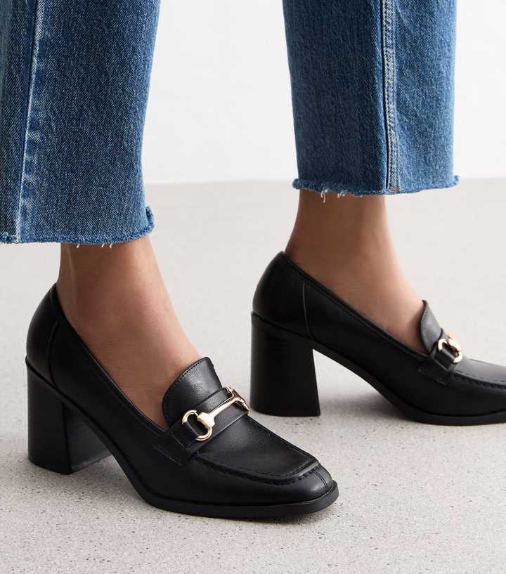 Style Block Heel Loafers Chiko Acacia Square Toe Block Heels Loafer