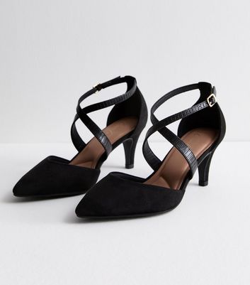 Ladies black stiletto shoes online