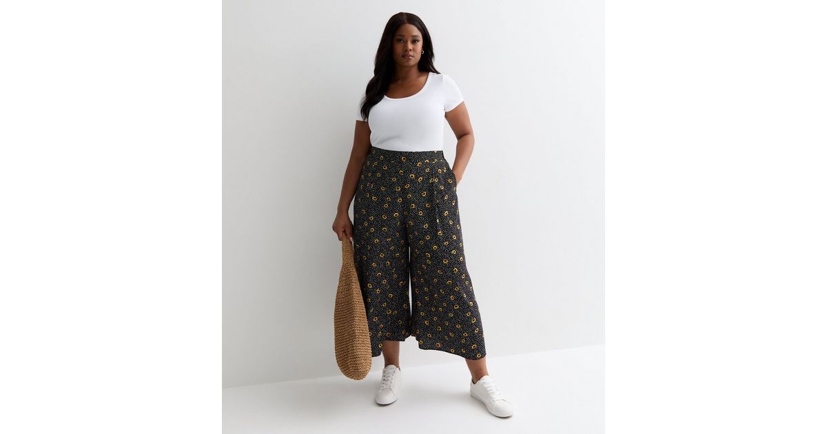 Wide Leg Sunflower Pant - The Spotted Goose
