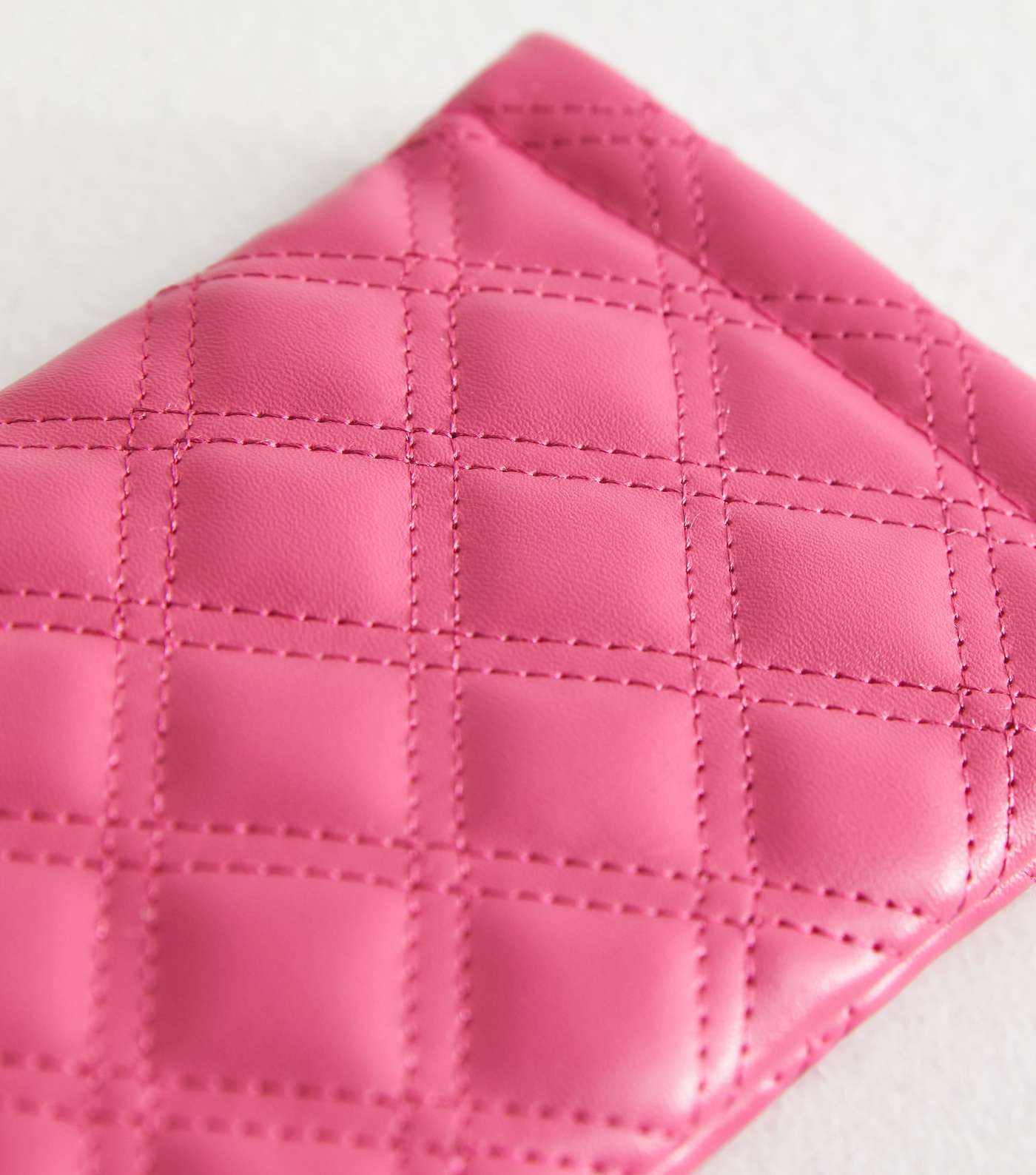 Pink Quilted Sunglasses Case Image 2