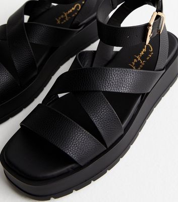 Ladies cross hot sale over sandals