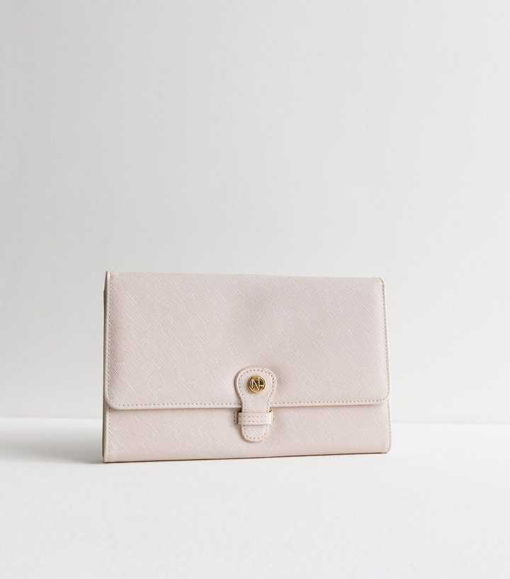 Stone Leather-Look Travel Wallet