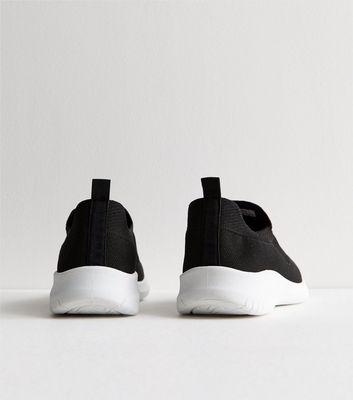 nike black knit sneakers