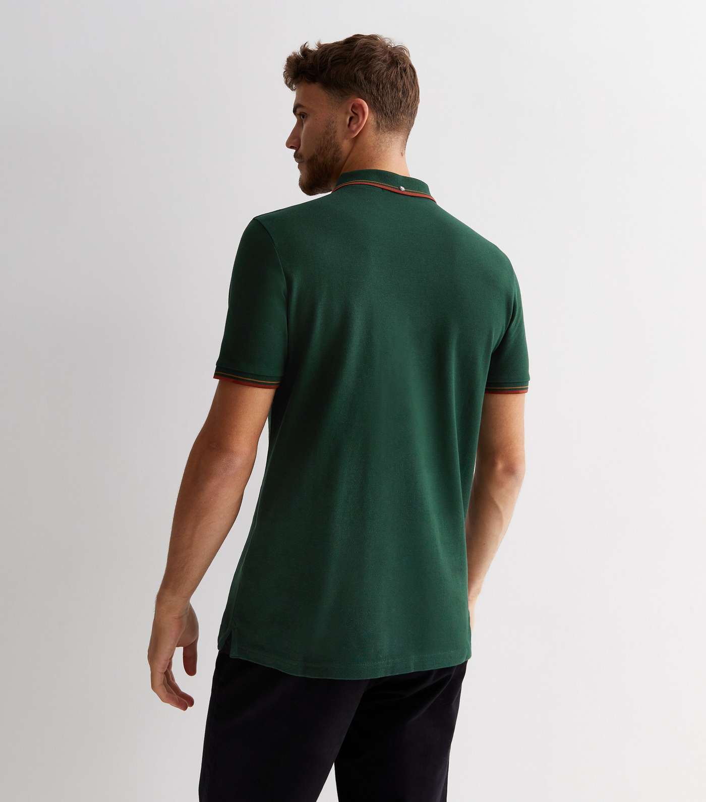 Ben Sherman Dark Green Short Sleeve Polo Shirt Image 4