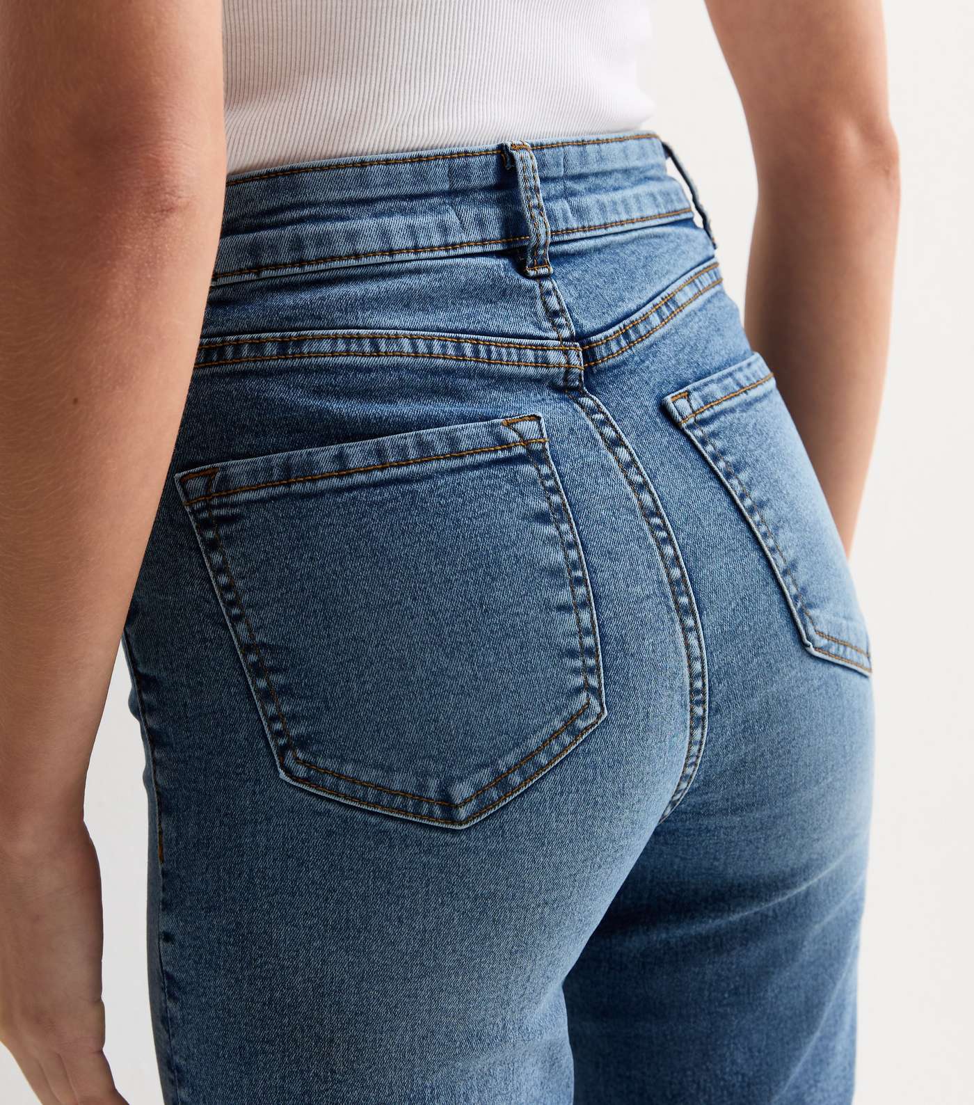 Tall Blue Slim Stretch Denim Jeans  Image 5