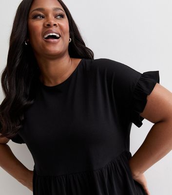 AJISAI mini frill puff OP ブラックSサイズ Ether Puff Mini Dress | Black | Aje – Aje AU