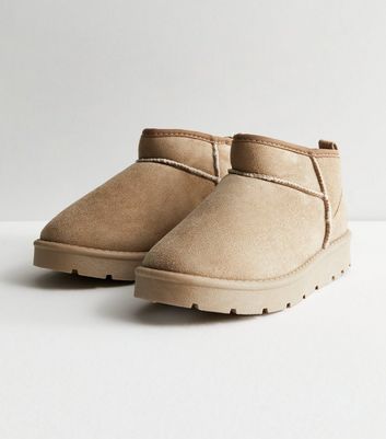 Womens suede slipper clearance boots