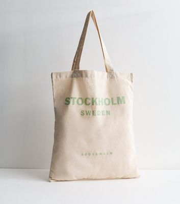 Stone Stockholm Canvas Tote Bag New Look