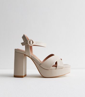 Extra wide deals platform sandals